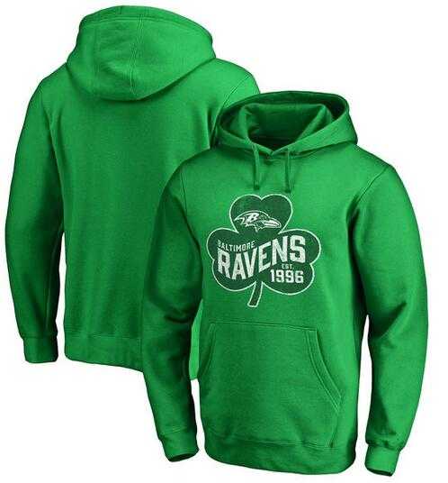 Men's Baltimore Ravens Pro Line by Fanatics Branded St. Patrick's Day Paddy's Pride Pullover Hoodie Kelly Green FengYun,We sell and wholesale Men's Baltimore Ravens Pro Line by Fanatics Branded St. Patrick's Day Paddy's Pride Pullover Hoodie Kelly Green FengYun on line form chian!